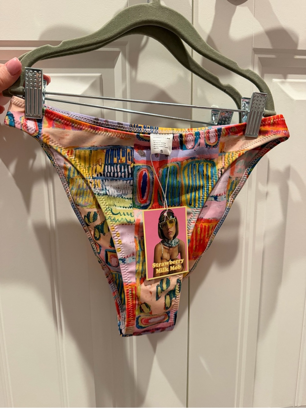 NWT Strawberry Milk Mob Bikini Bottom